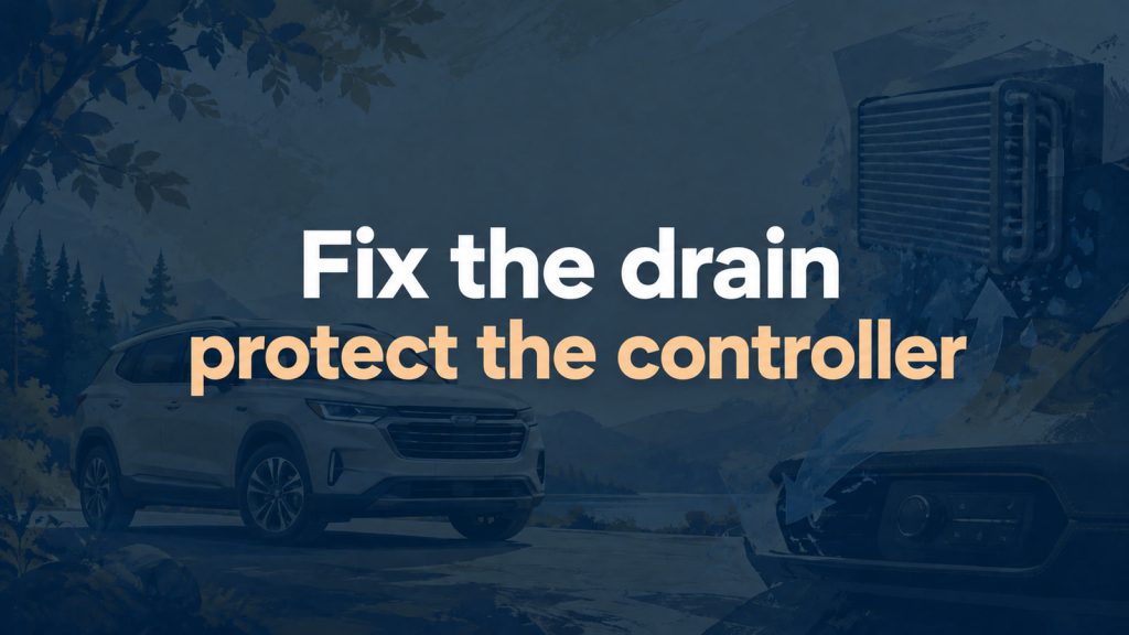 2018 Traverse Wipers, Horn and Locks Act Alone: Clear the Water Source Before Replacing the BCM