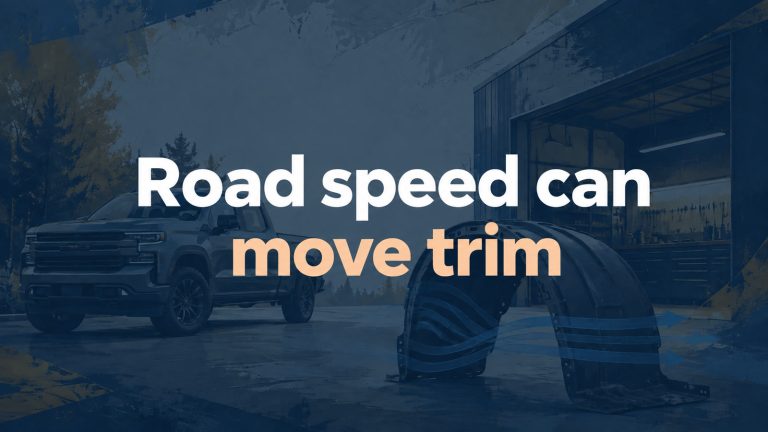 Conceptual editorial illustration: Road speed can / move trim