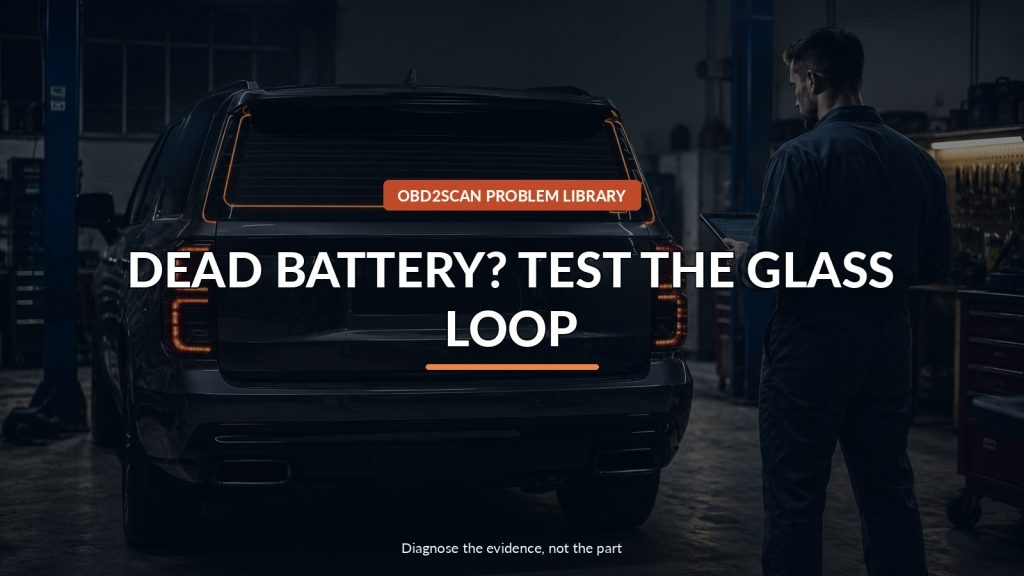 Escalade, Tahoe or Yukon Dead Battery With B192A? Test the Glass-Breakage Loop