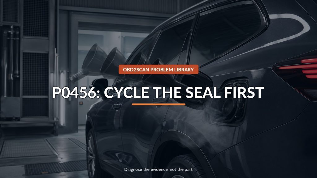 Nissan P0456 With a Capless Filler? Cycle the Seal Before Replacing the Tube