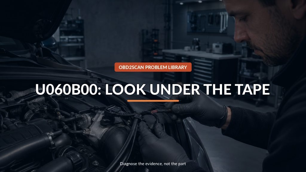 Audi Q5 U060B00? The Broken Wire May Be Hidden Under the Tape