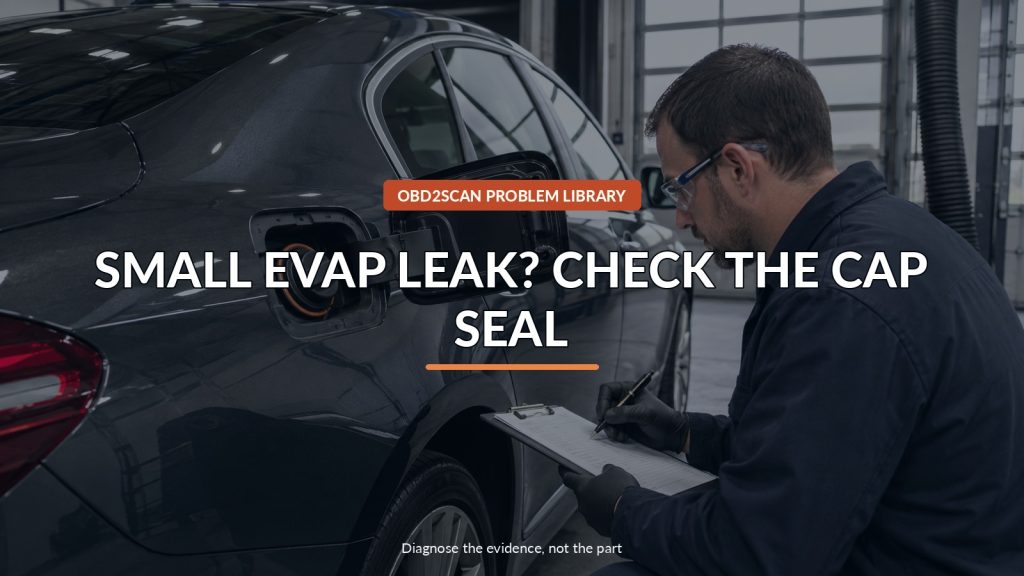2023–2026 Audi P0456, P0442 or P00EF? Check the Fuel-Cap Seal
