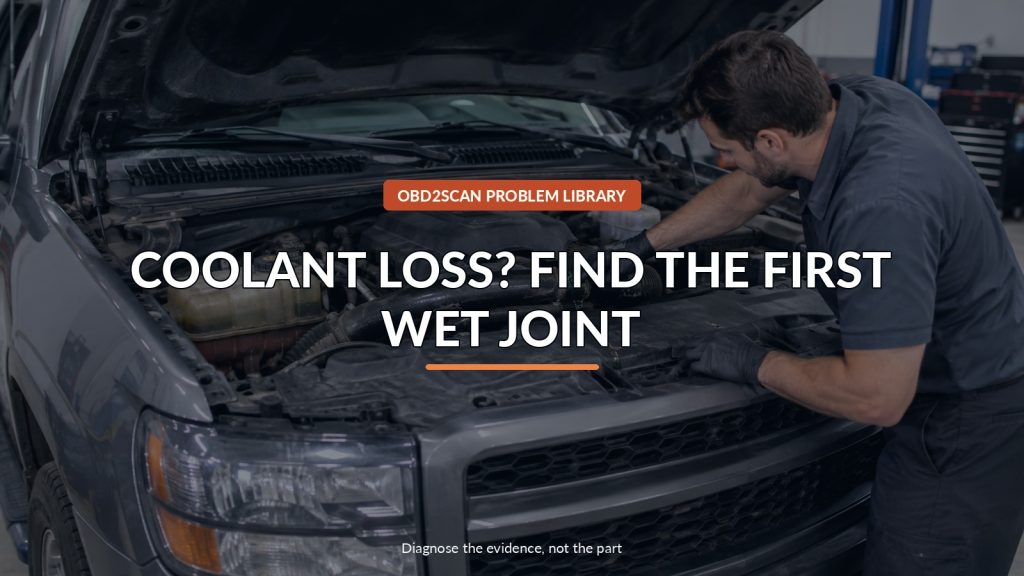 Colorado or Canyon P3075 With Coolant Loss? Inspect the Hose Seal Before the Radiator