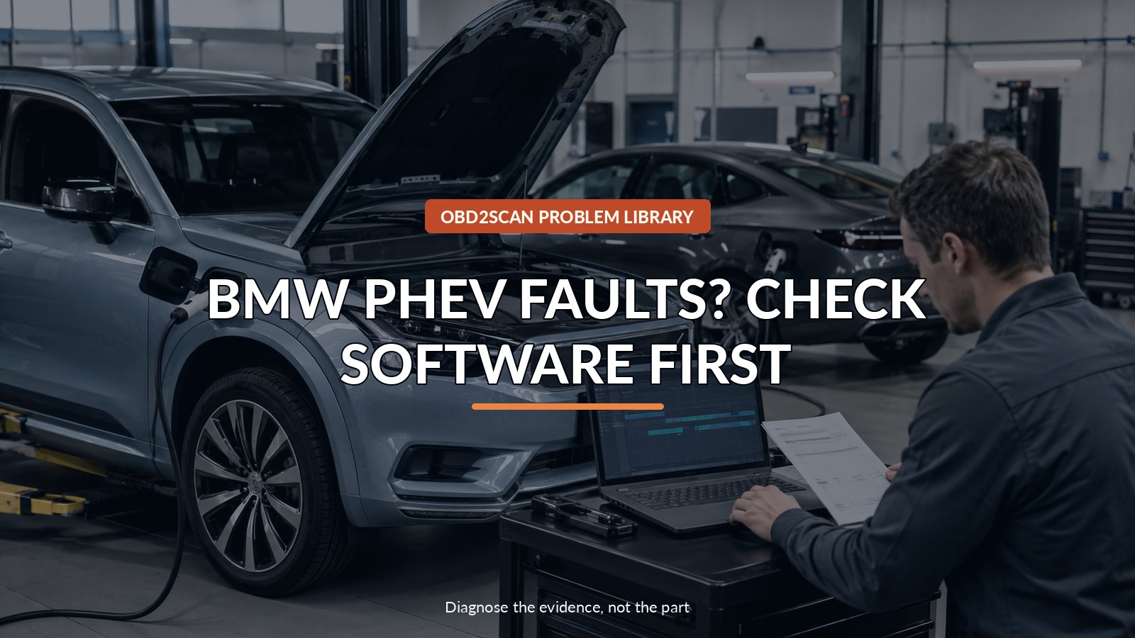 Bmw Phev Faults? Check Software First — conceptual diagnostic scene