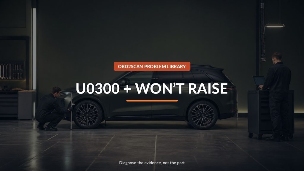 2024 Jeep Grand Cherokee U0300 and Air Suspension Won’t Raise: Check Software Scope First