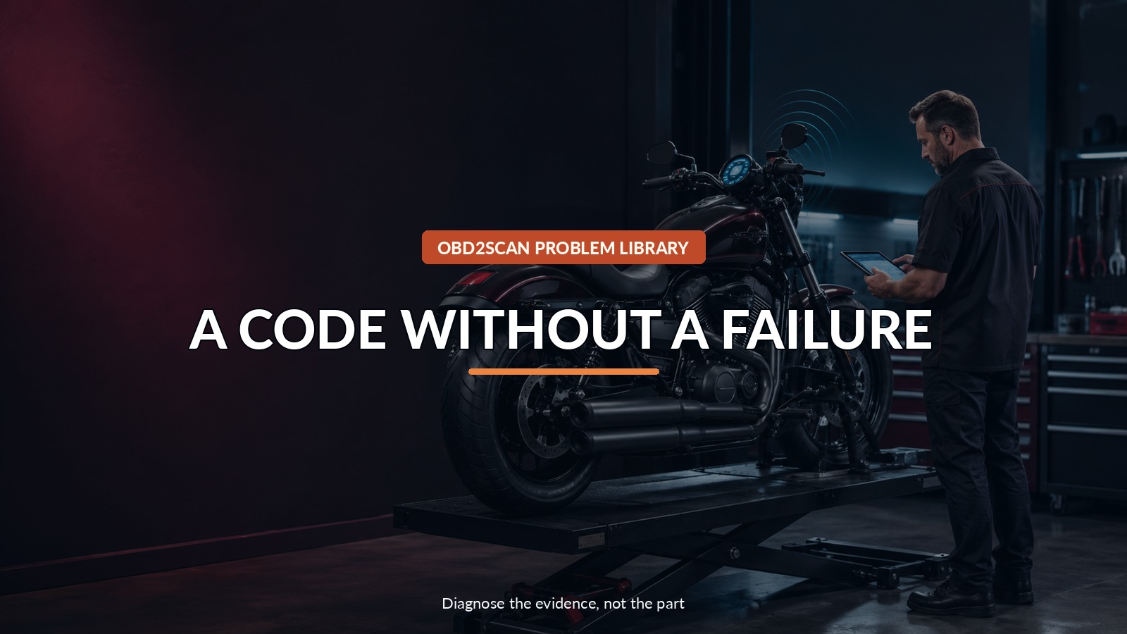 A Code Without A Failure — conceptual diagnostic scene