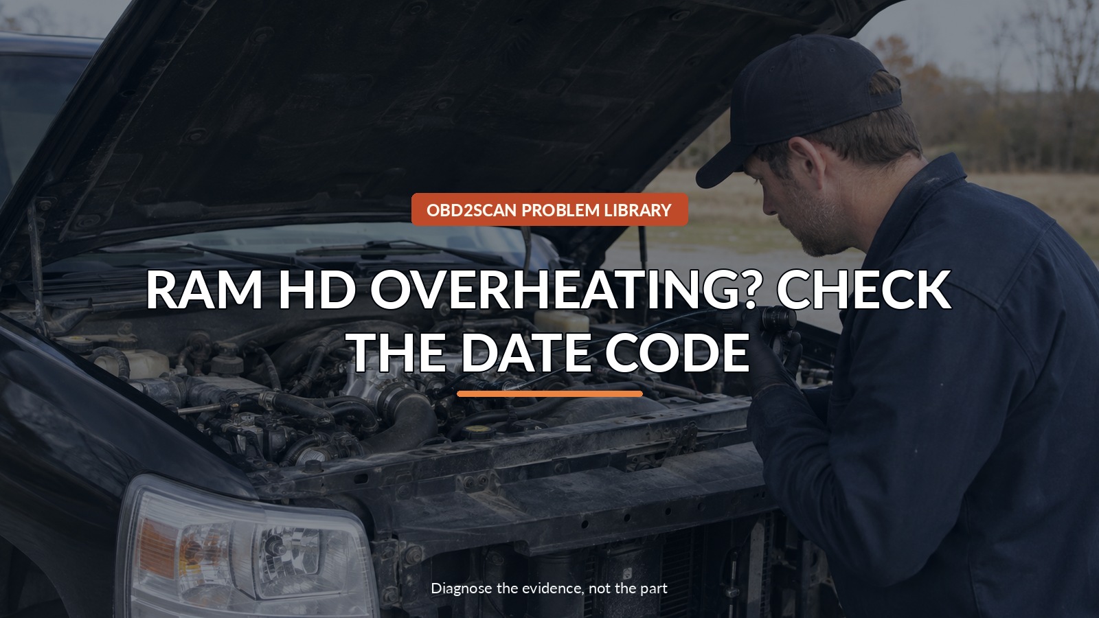 Ram Hd Overheating? Check The Date Code — conceptual diagnostic scene