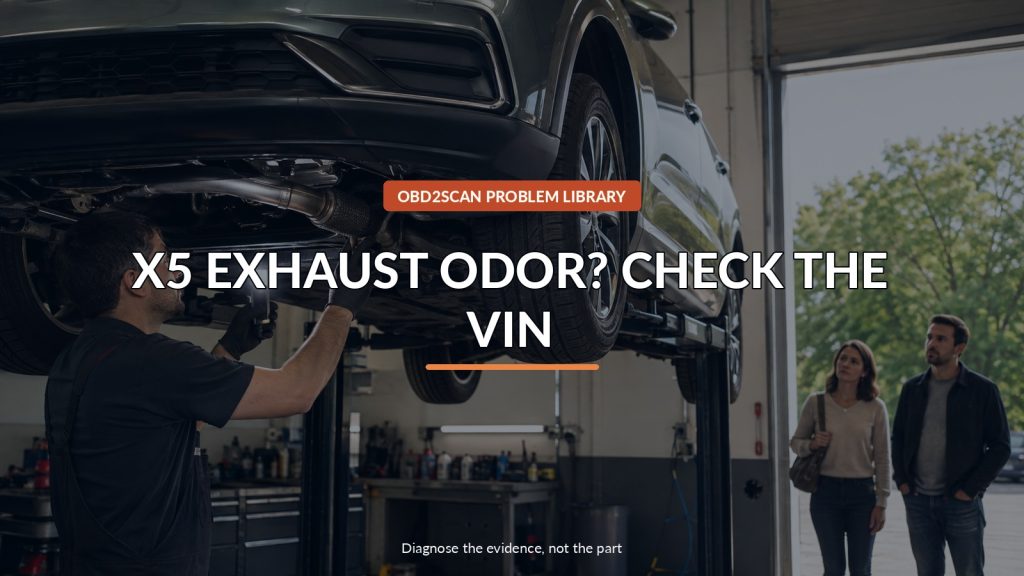 2026 BMW X5 Exhaust Smell From the Engine Bay? Check the Open Campaign Before Driving