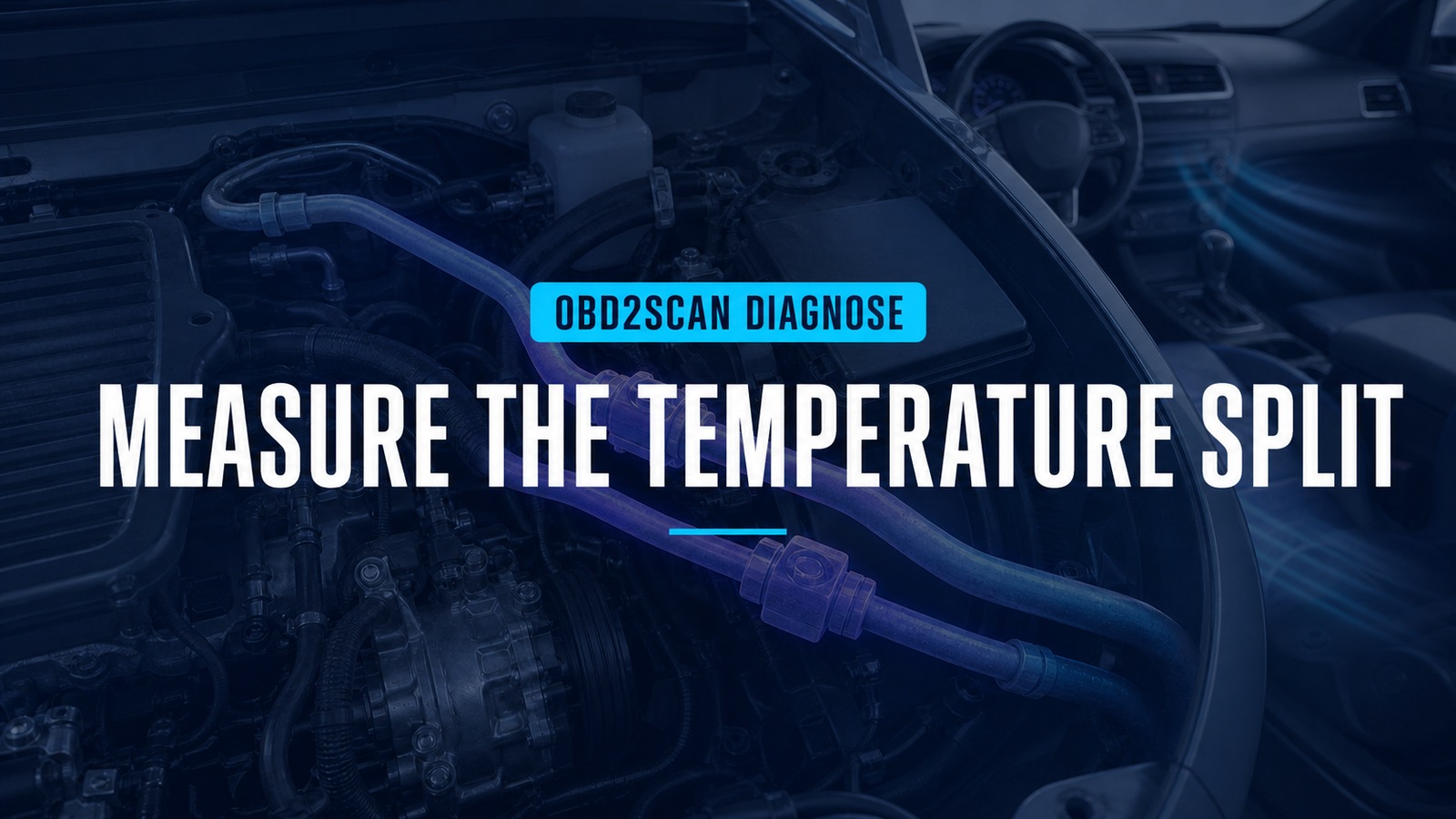 Measure The Temperature Split — conceptual diagnostic scene
