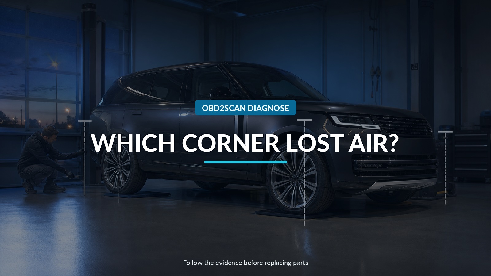 Which Corner Lost Air? — conceptual diagnostic scene