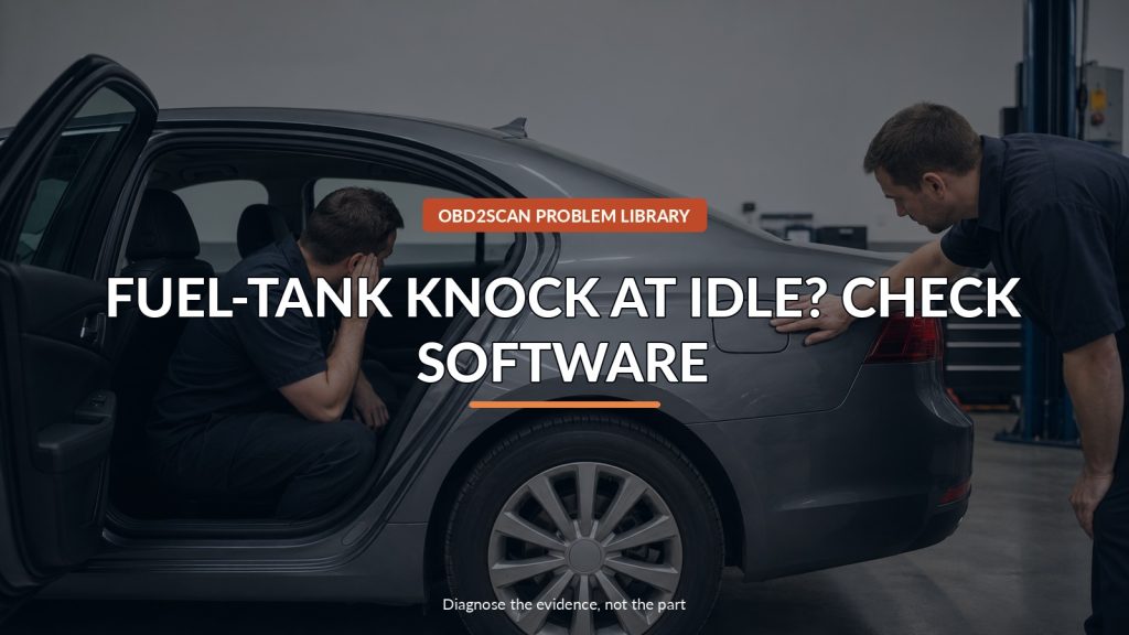 BMW 5 or 7 Series Knocking From the Fuel Tank at Idle? Check Software Before Parts