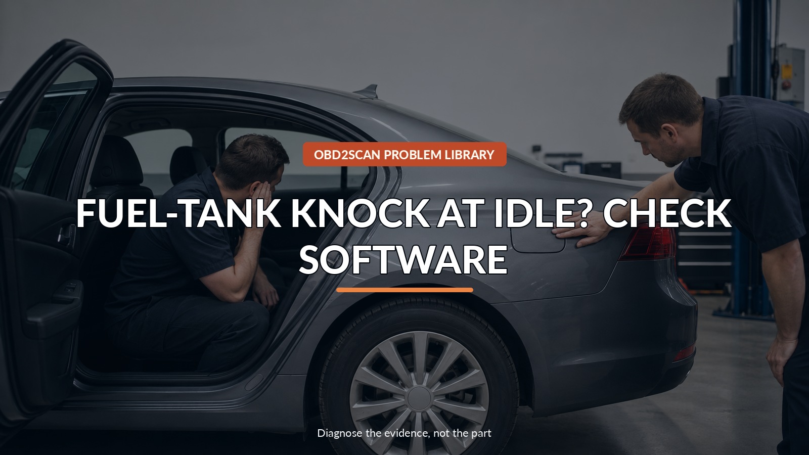 Fuel-Tank Knock At Idle? Check Software — conceptual diagnostic scene