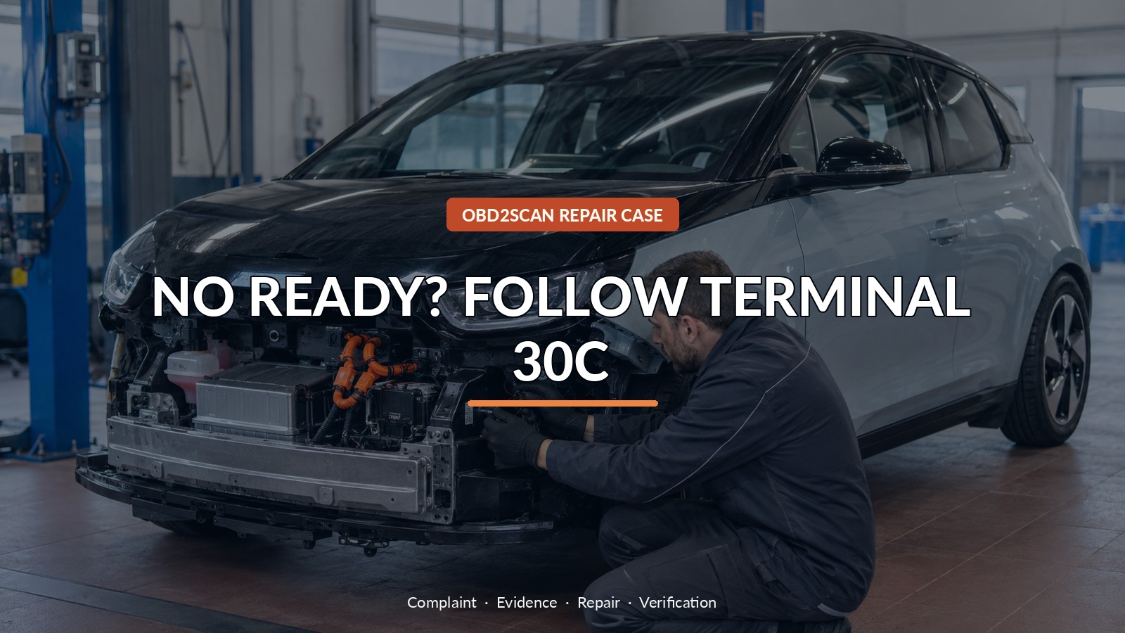 No Ready? Follow Terminal 30C — conceptual diagnostic scene