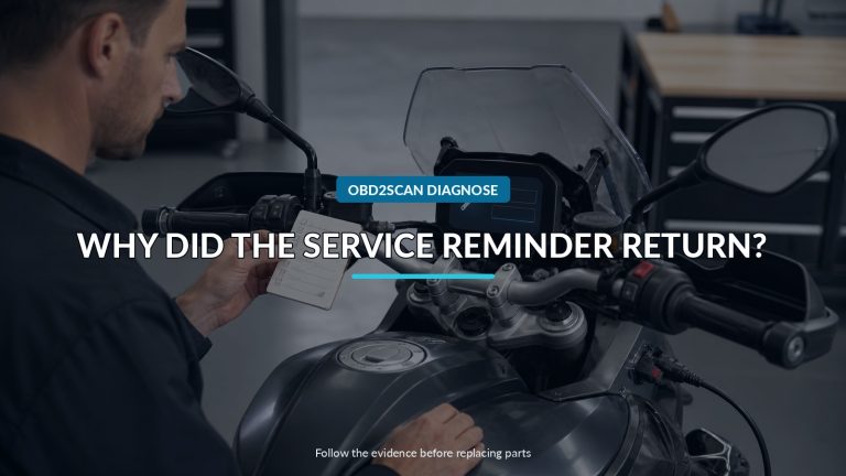 Why Did The Service Reminder Return? — conceptual diagnostic scene