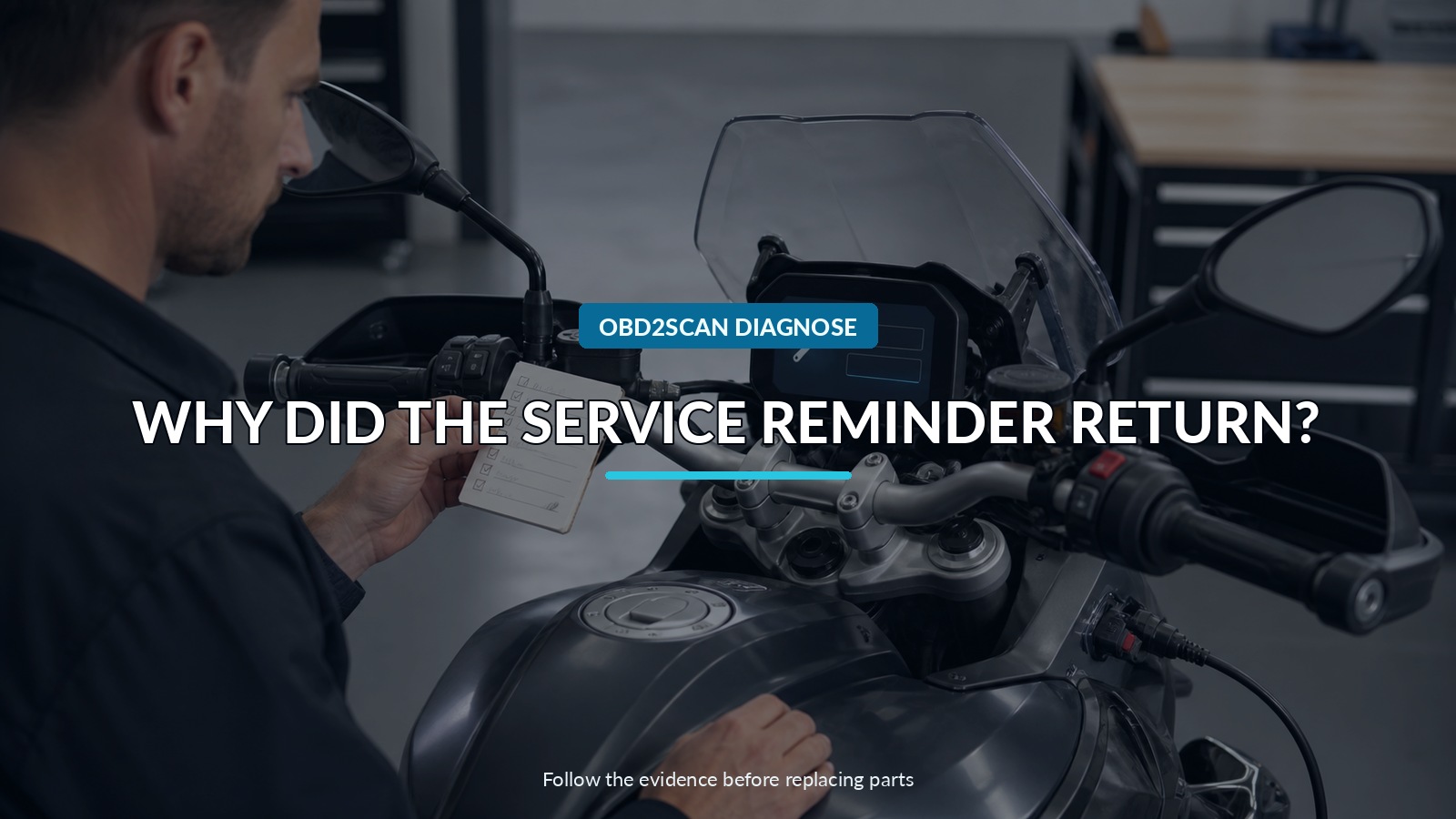 Why Did The Service Reminder Return? — conceptual diagnostic scene
