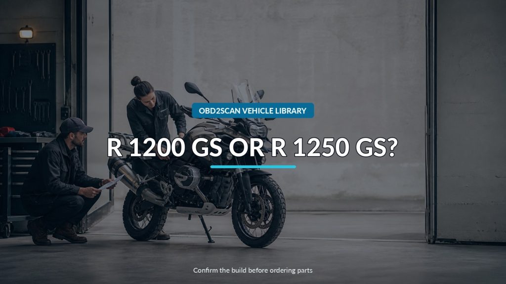 BMW R 1200 GS vs. R 1250 GS: Confirm K50, K51, Engine, and Build