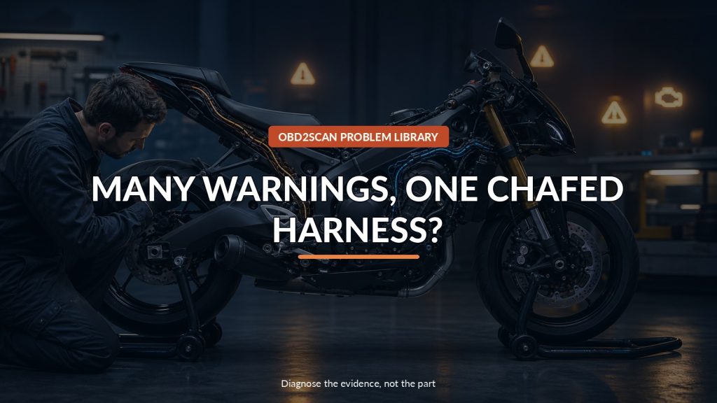 BMW S 1000 RR Multiple Warnings and Rough Running? Inspect Harness Chafe