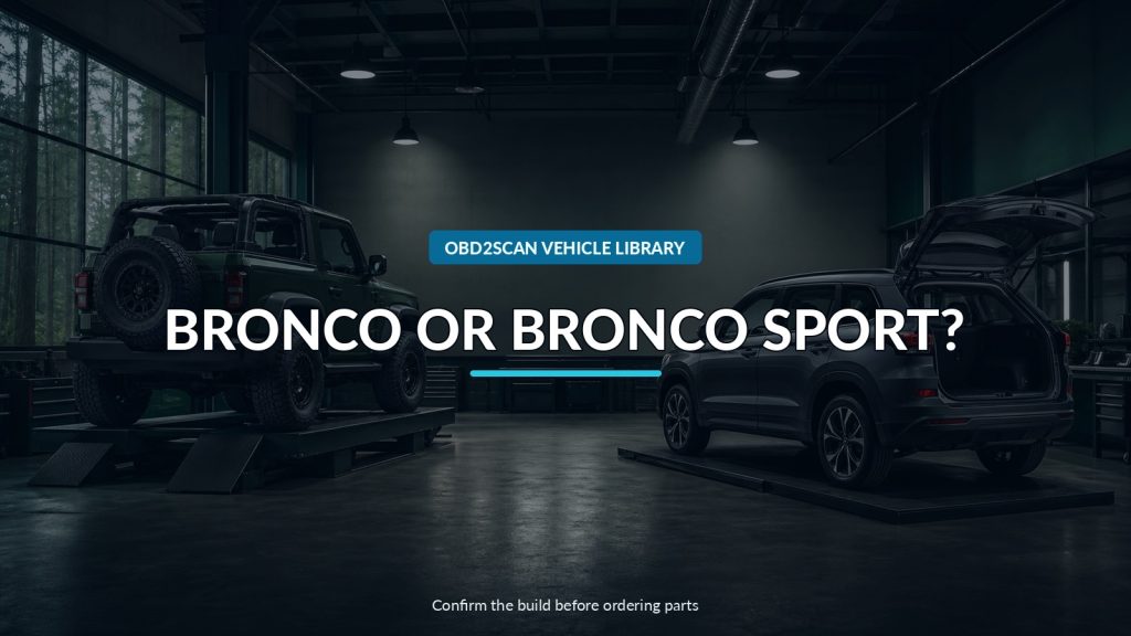 Ford Bronco vs. Bronco Sport: Similar Name, Different Vehicle