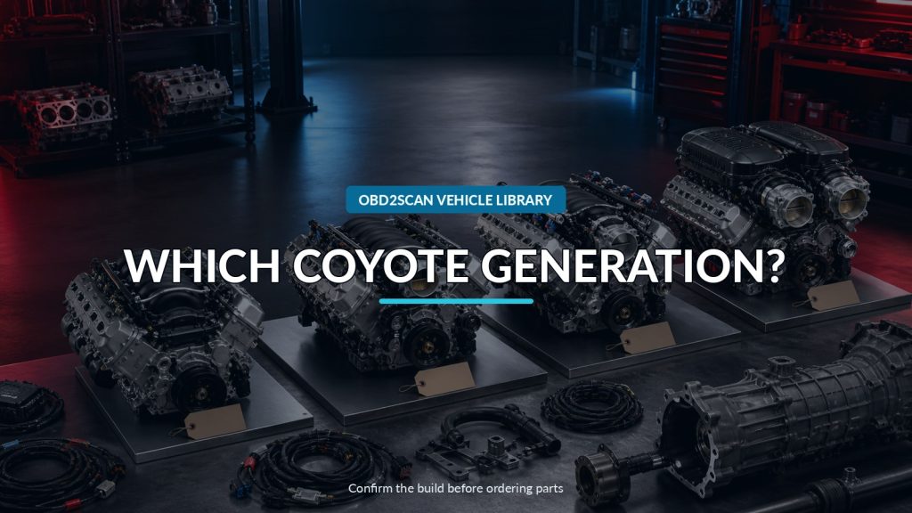 Ford Coyote Gen 1, 2, 3, or 4? Identify the 5.0L Before a Swap