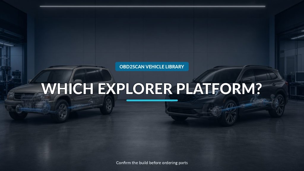 2011-2019 vs. 2020+ Ford Explorer: Confirm the Platform Reset