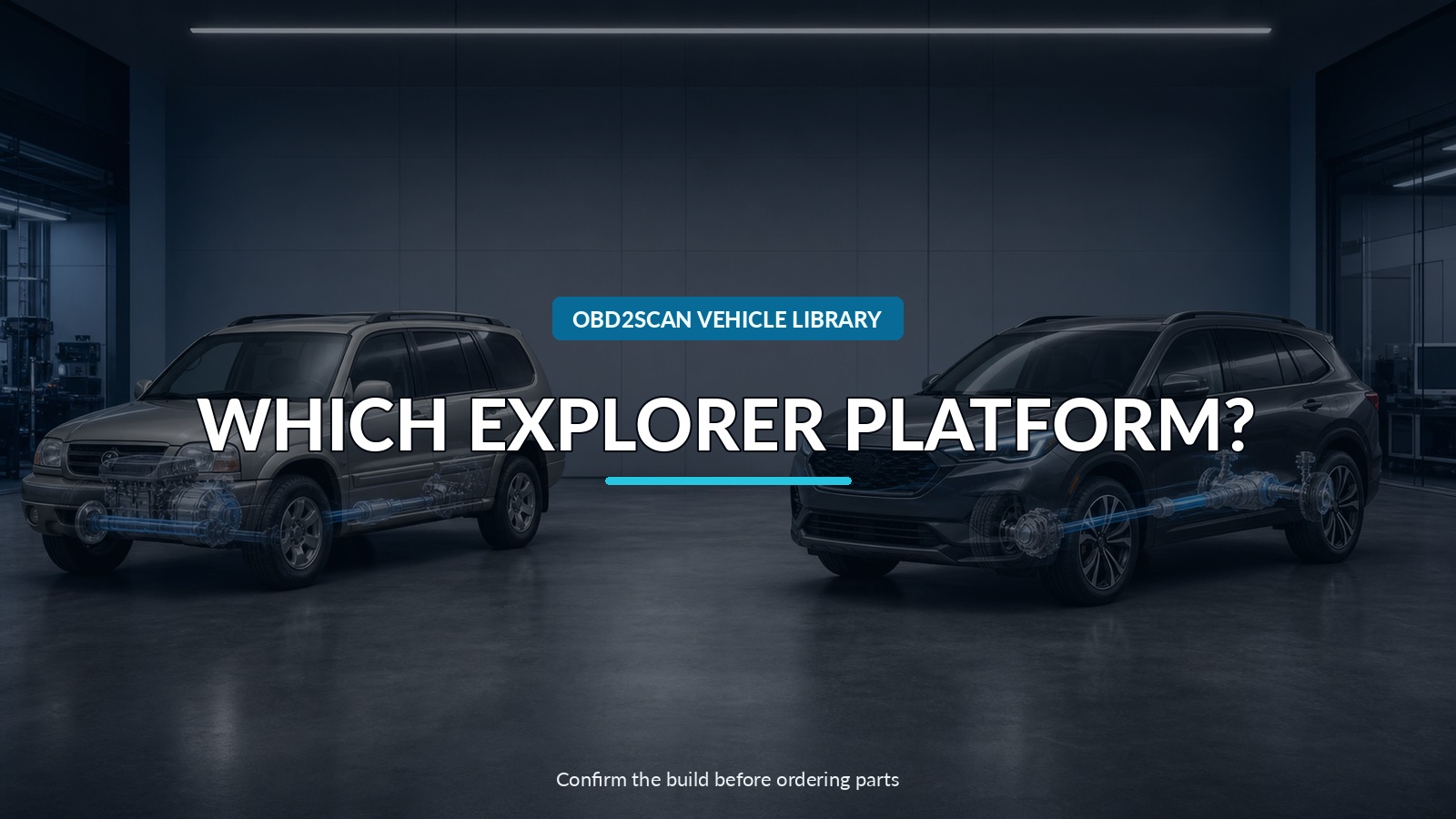 Which Explorer Platform? — conceptual vehicle identity-verification scene