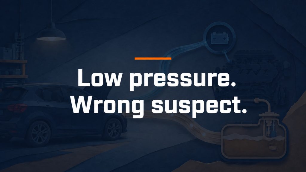 Ford Fiesta No-Start With Fuel-Pressure Codes: The Sensor Was Reporting a Supply Failure
