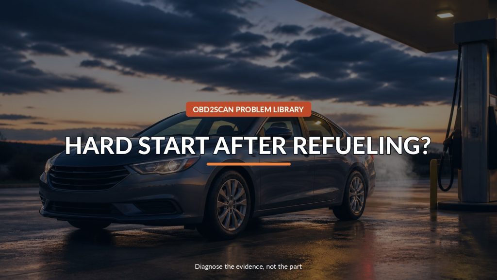Ford Hard Start After Refueling With P1450? Follow the Vapor Timeline