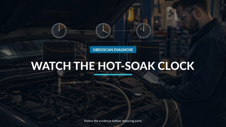Watch The Hot-Soak Clock — conceptual diagnostic scene
