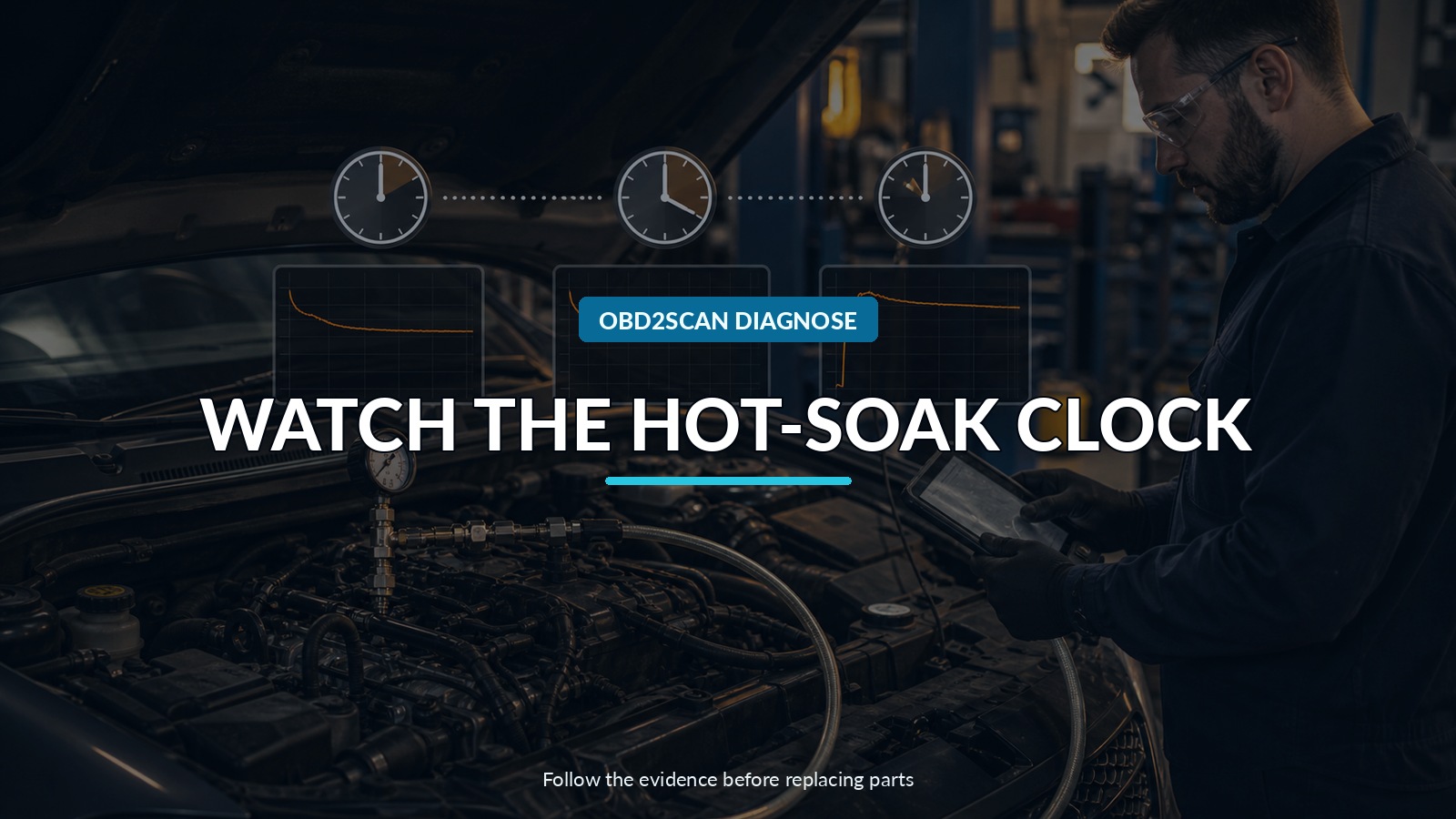 Watch The Hot-Soak Clock — conceptual diagnostic scene