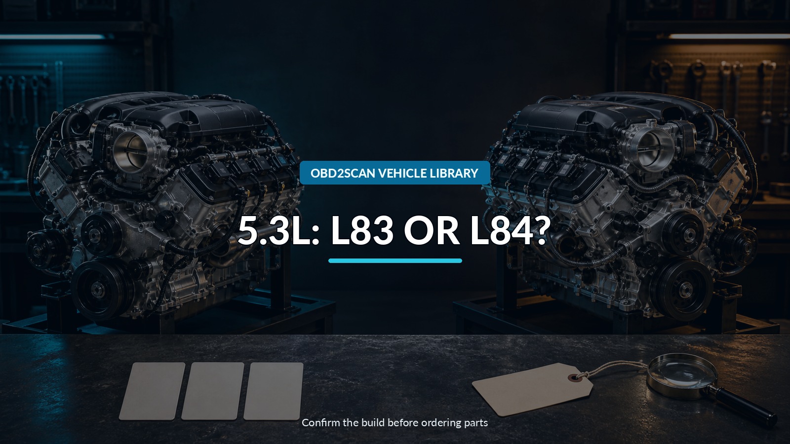 5.3L: L83 Or L84? — conceptual vehicle identity-verification scene