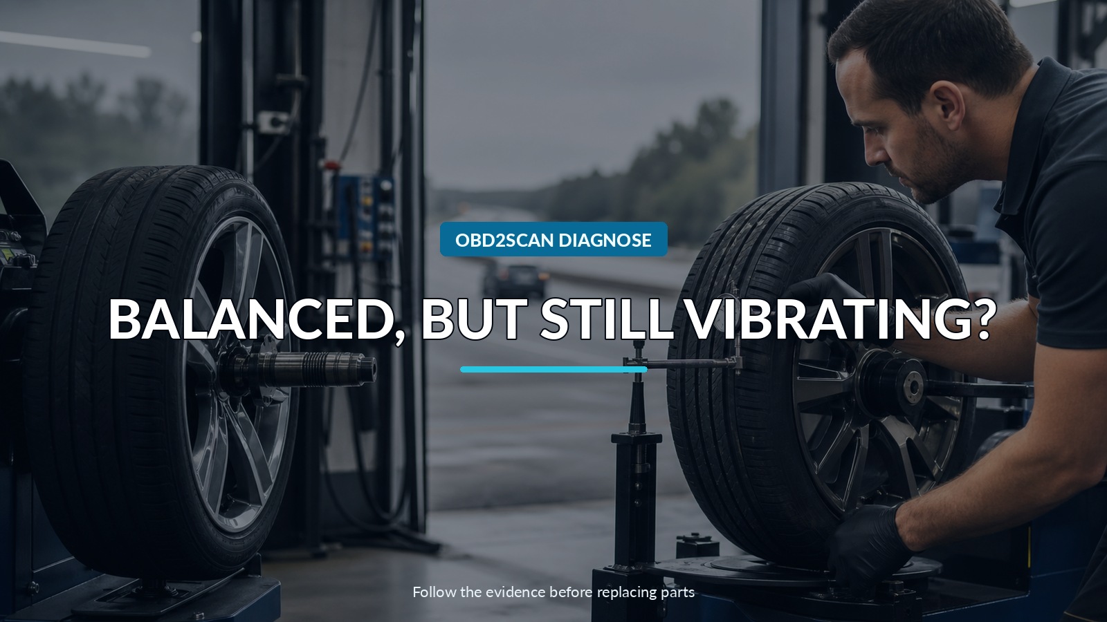 Balanced, But Still Vibrating? — conceptual diagnostic scene