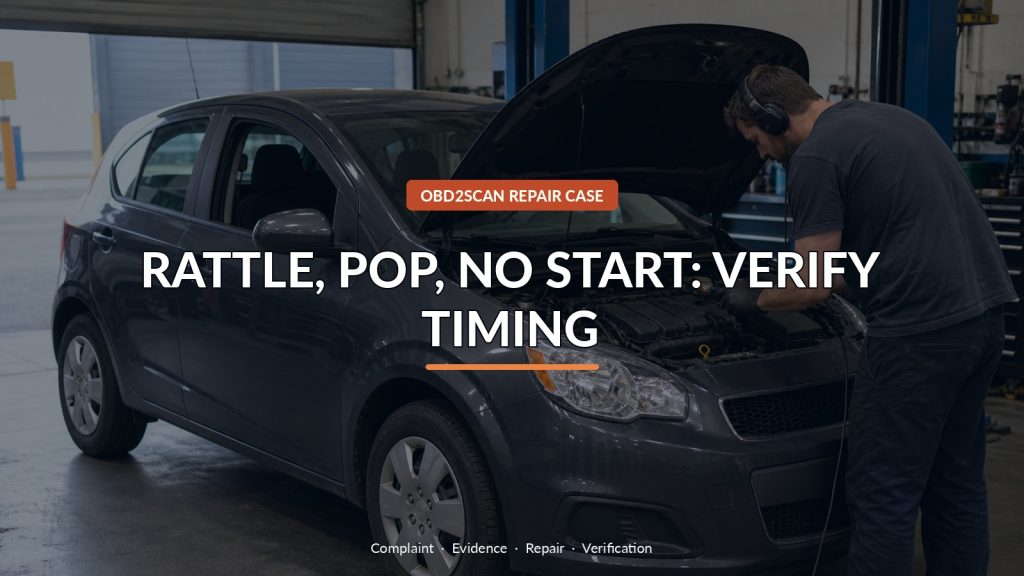 Honda Civic FK2 No-Start With an Idle Rattle: The Timing Chain Had Moved