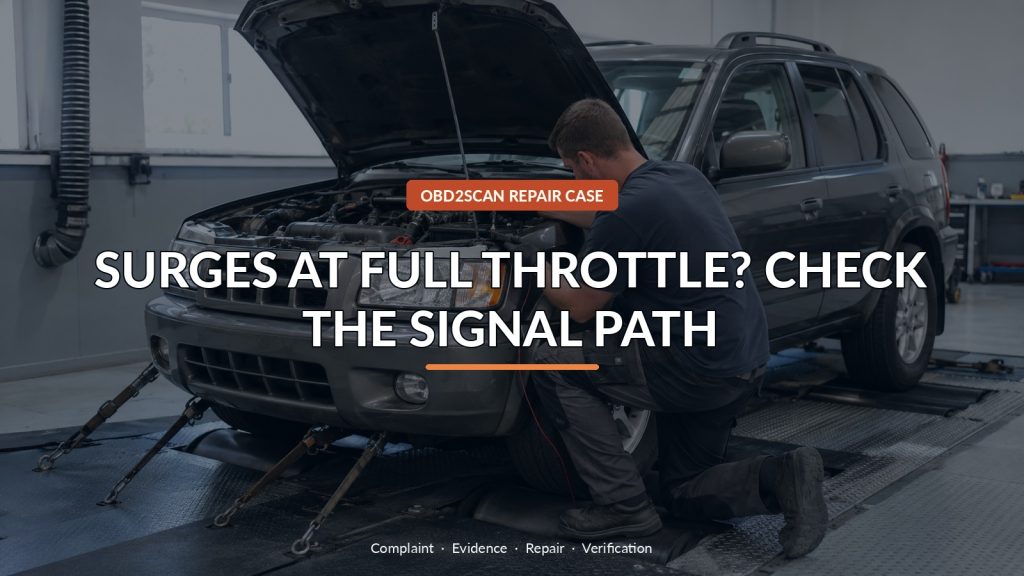 Honda CR-V Surged Only at Full Throttle: The Fuel-Rail Tuning Box Was Lying to the ECU