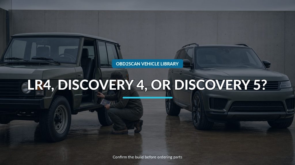 Land Rover LR4, Discovery 4, or Discovery 5? Identify L319 vs. L462