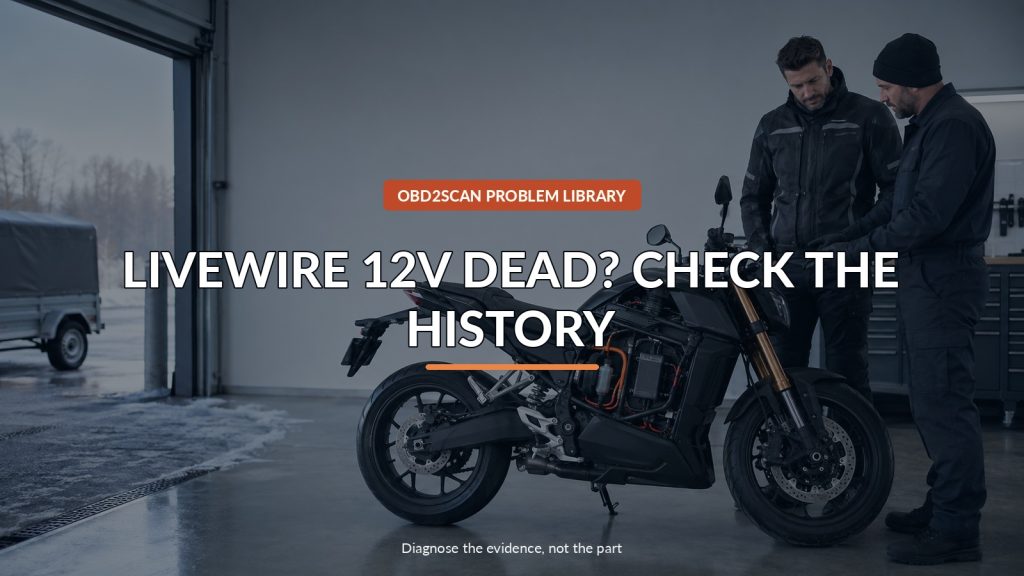 LiveWire S2 12V Battery Dead? Check HV State, Tip-Over and Transport History