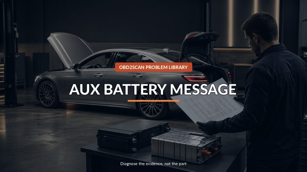 Mercedes Auxiliary Battery Malfunction: Identify the Architecture Before Buying a Battery
