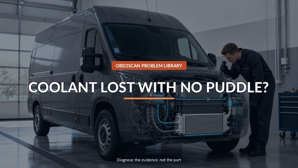 Mercedes Sprinter OM654 Losing Coolant With No Puddle? Inspect the Charge-Air Cooler