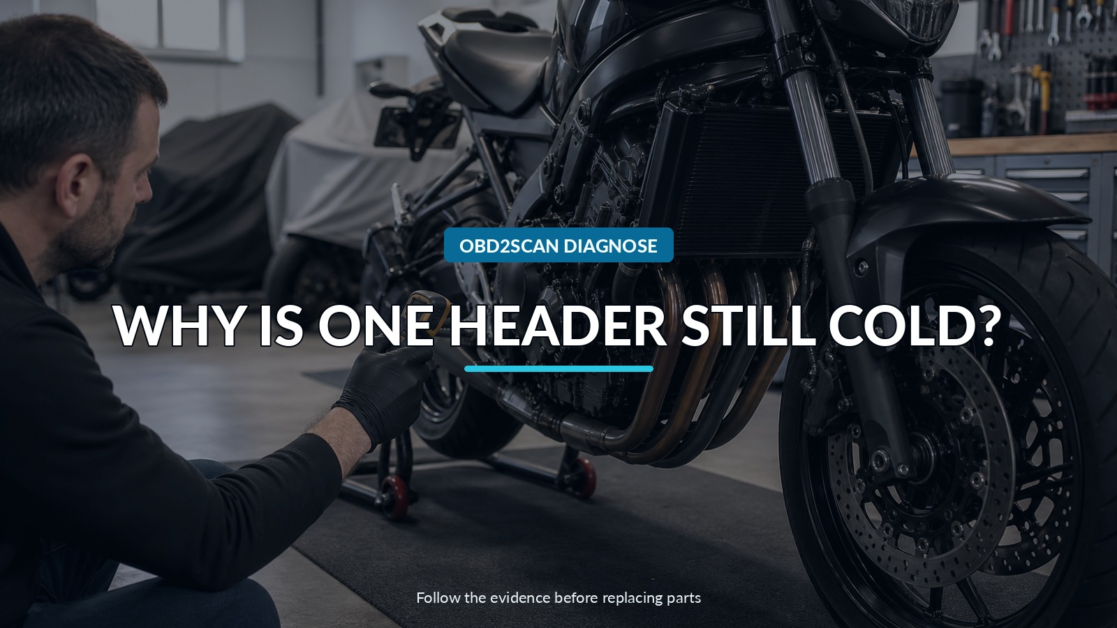 Why Is One Header Still Cold? — conceptual diagnostic scene
