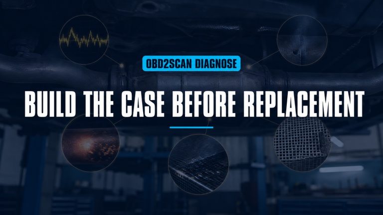 Build The Case Before Replacement — conceptual diagnostic scene
