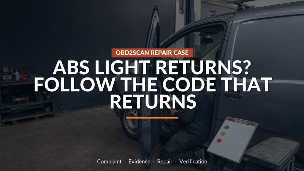 Peugeot Partner ABS Light Returned After Clearing: P1536 Led to the Brake Pedal Switch