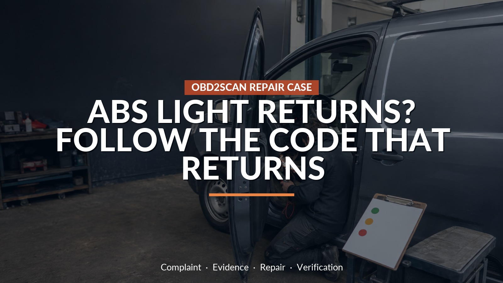 Abs Light Returns? Follow The Code That Returns — conceptual repair scene