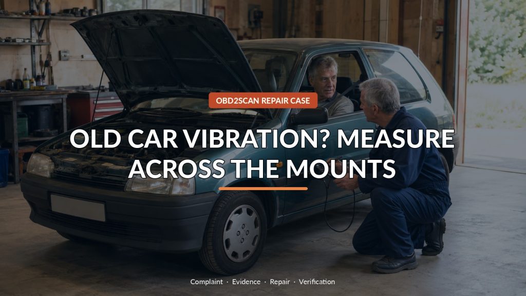 Rover 100 Felt Normal for Its Age Until Vibration Was Measured Across the Mounts