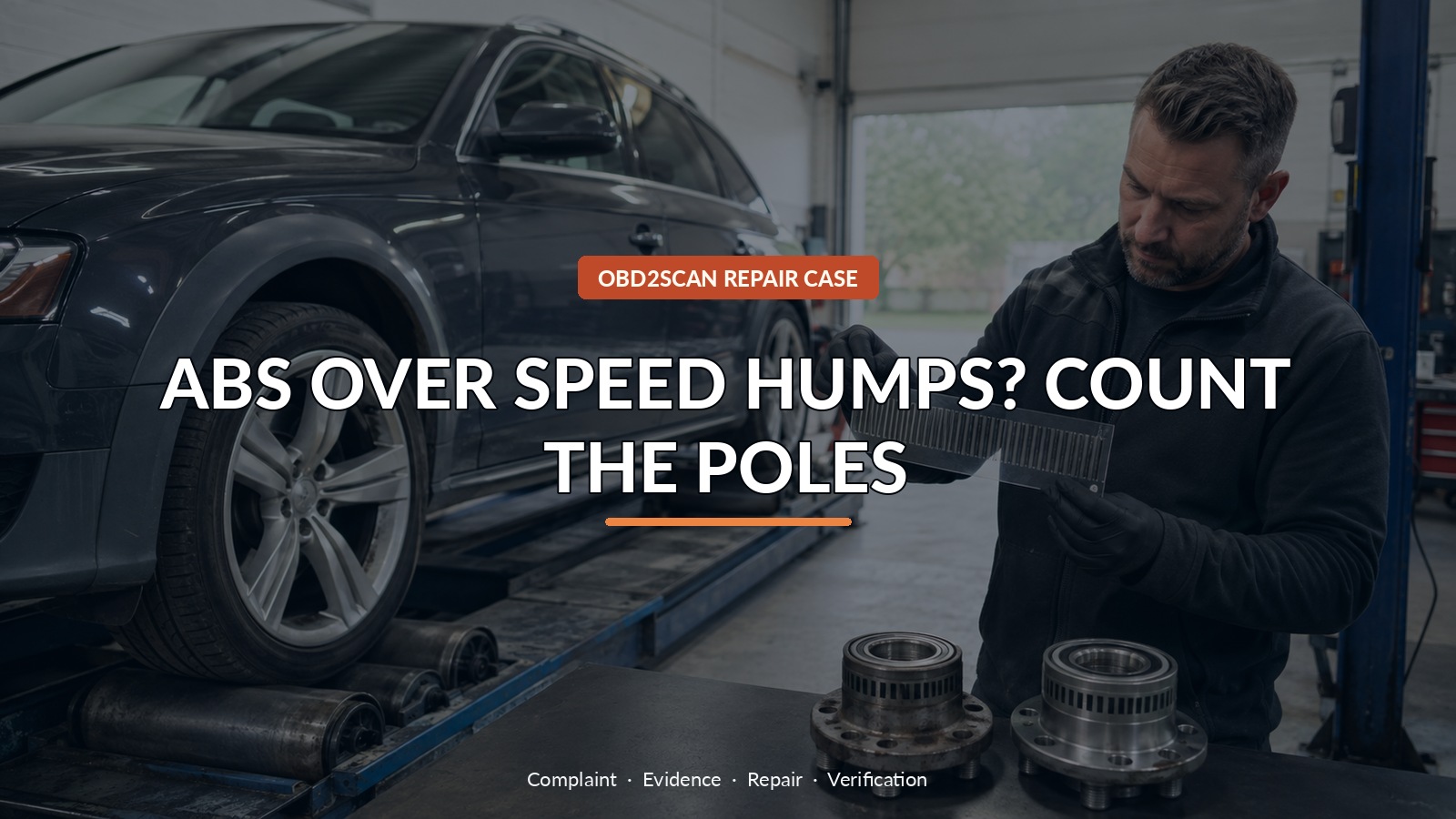 Abs Over Speed Humps? Count The Poles — conceptual diagnostic scene