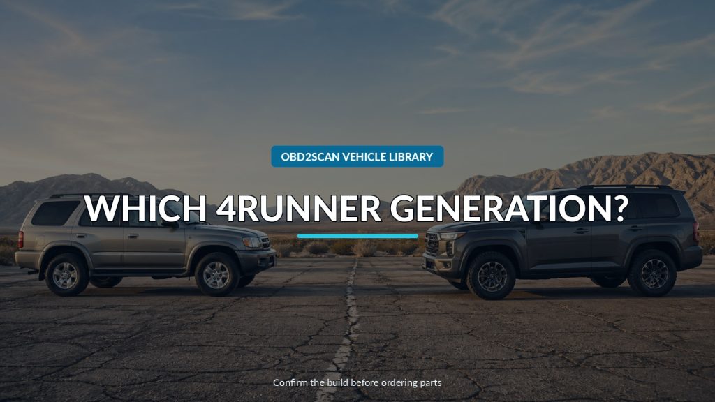 2010-2024 vs. 2025+ Toyota 4Runner: Identify the Generation