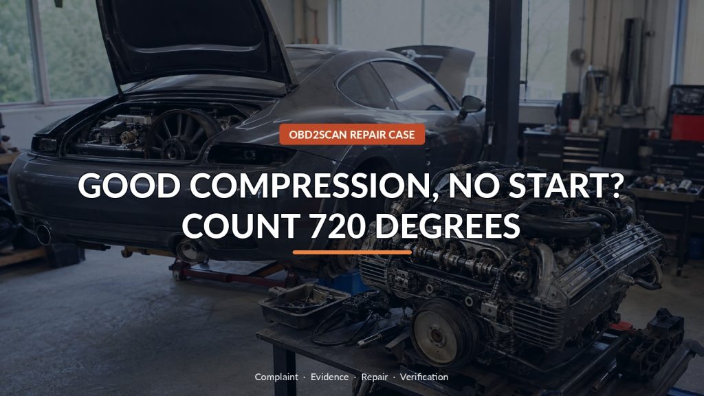 Toyota GT86 Would Not Start After an Engine Rebuild: One Bank Was 180 Degrees Out