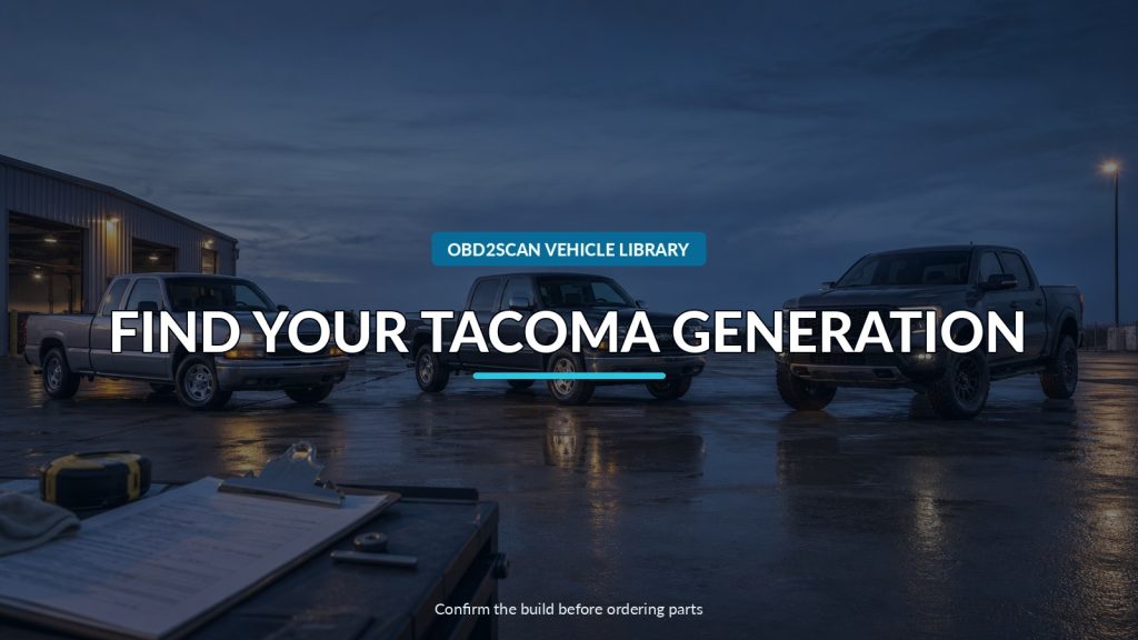 Which Toyota Tacoma Generation? 2005-2015, 2016-2023, or 2024+